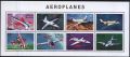 Чисти марки в малък лист Авиация Самолети 1998 от Малдиви, снимка 1 - Филателия - 45429966
