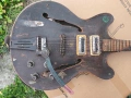 Стара Електрическа джаз китара за реставрация, снимка 4