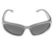 Мъжки Слънчеви очила сребърна матова рамка черни стъкла, снимка 2
