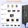 Нов Адаптер четец за карти 7 в 1 за SD/TF/CF/MS/xD USB-C Lightning 5Gbps, снимка 3