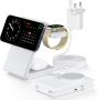 Houflody 3 в 1 Магнитна безжична станция за зареждане 20W за iPhone 15/14/13/12, Apple Watch,AirPods, снимка 1 - Безжични зарядни - 45670747