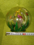 Великденска   стъклена топка/ глобус 