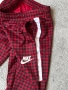 Nike Gingham Check Joggers In Red L, снимка 8