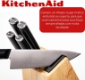 Комплект от 5 стоманени ножа KitchenAid + Точило за ножове, снимка 2