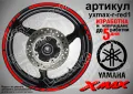 XMax кантове за джанти Black1, снимка 6