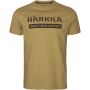 Комплект от две тениски Harkila - Logo, в цвят Antique sand/Dark Olive, снимка 1 - Екипировка - 45337646