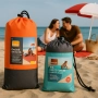 XXL одеяло за плаж и пикник с включени колчета за забиване - 240x220 см, снимка 3