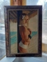 Картина "Момиче" масло на платно подпис рамка, снимка 2