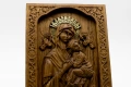 Релефна икона на Пресветата Майка Богородица с Младенеца, снимка 5