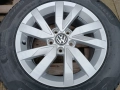 Лети джанти 16ки 5х112 VW + зимни гуми 215/60/16 Pirelli, снимка 6