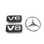 Mercedes  V6  V8  емблема Mercedes за капак двигател M273 M272 C E S R ML GL GLK , снимка 1