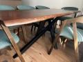 Трапезна маса масив и желязо , снимка 12