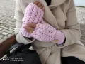 Handmade дамски ръкавици без пръсти с лого, снимка 6