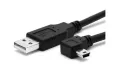 НОВ! USB 2.0 към Mini USB-B 5Pin Data кабел 3м ъглов 90 градуса, снимка 5