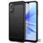 OPPO A17 Удароустойчив Carbon Fiber Калъф и Протектор, снимка 1