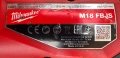 Milwaukee M18 FBJS - Безчетков прободен трион 18V, снимка 5