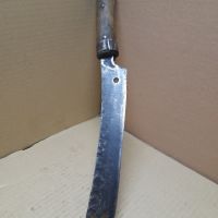 Стар Ръчно Кован Нож За Сено., снимка 6 - Антикварни и старинни предмети - 45687548
