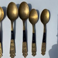 Вилици лъжици нож бронз, снимка 7 - Антикварни и старинни предмети - 45573067