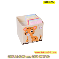Сгъваема кутия за съхранение за детска стая 33х33 см. - КОД 3254, снимка 18 - Други - 44954326