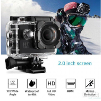 Спортна Екшън камера GoPlus, модел SP1080p, водоустойчива, 1080P (1920 х 1080) Full HD, снимка 2 - Други стоки за дома - 44980050
