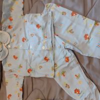 Памучни пижамки, снимка 3 - Бебешки пижами - 45425025