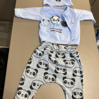 Бебешки комплект Панда, снимка 1 - Комплекти за бебе - 45006913
