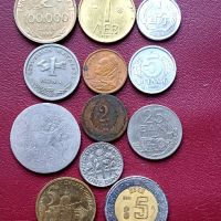 12 монети от различни страни. , снимка 1 - Нумизматика и бонистика - 45186449