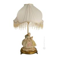Настолна лампа Capodimonte, снимка 1 - Антикварни и старинни предмети - 45254188