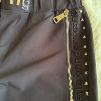 Черен панталон Alexander wang, снимка 2 - Панталони - 45593123