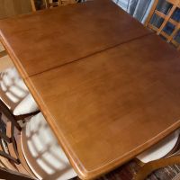 Трапезна маса Явор , шест стола , холна маса, снимка 4 - Маси - 45407009