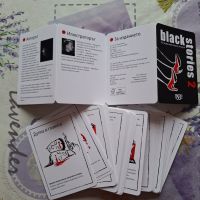 ✅ НАСТОЛНА ИГРА BLACK STORIES/БЛЕК СТОРИС 2 ❗, снимка 3 - Карти за игра - 45148995