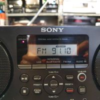 Радио SONY ZS-RS60BT Има диск, радио, usb, aux и Bluetooth. Прави записи от диск на флашка.  В отлич, снимка 12 - Радиокасетофони, транзистори - 45649289