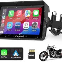 Нов Дуален Bluetooth Тъчскрийн Навигатор за Мотоциклети, IP67 CarPlay/Android Auto Мото GPS Система, снимка 1 - Друга електроника - 45510908