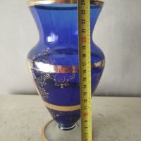 Стъклена ваза Бохемия, снимка 3 - Други ценни предмети - 45235365