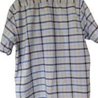 Мъжка карирана риза с къс ръкав Jean Paul, 100 памук, 74х59 см, L, снимка 2 - Ризи - 45675076