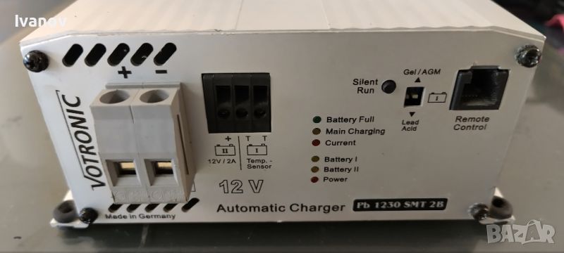 Зарядно автоматично Votronic Pb1230 smt2b, снимка 1