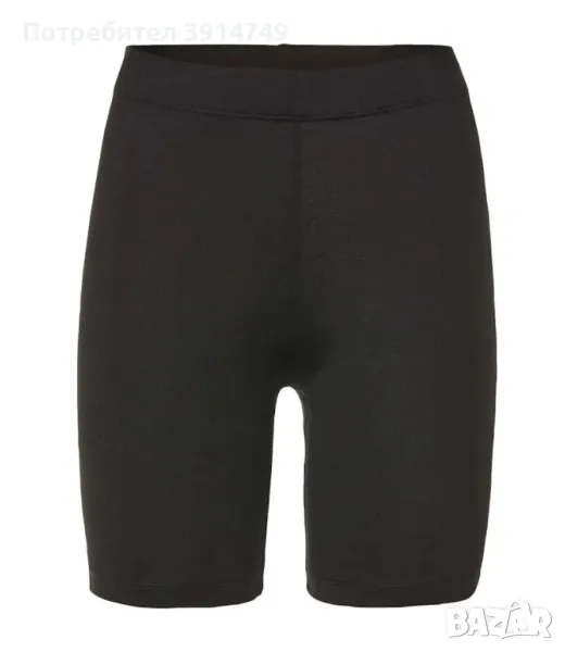 НОВИ дамски еластични шорти за колоездене, черни, XS, снимка 1