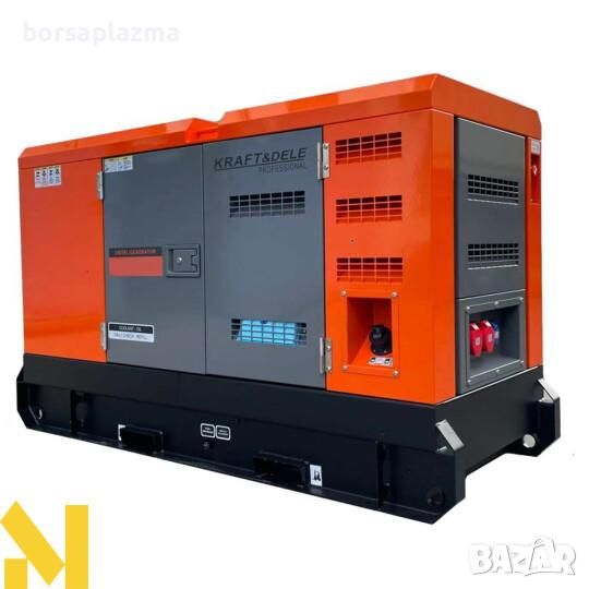 Дизелов електрически генератор KRAFT&DELE (Германия) KD691 | 40 kVA | 220/380V | Генератор, трифазен, снимка 1