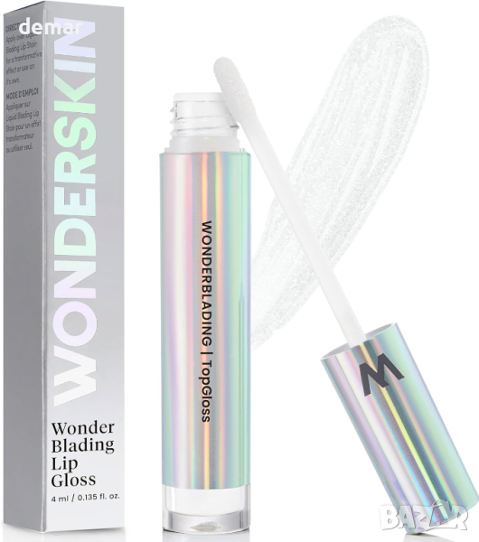 Wonderskin Wonder Blading Lip Gloss - хидратиращ гланц за устни, прозрачен блясък, снимка 1