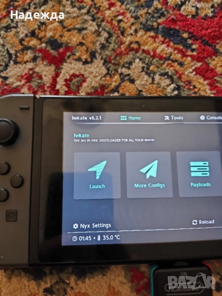 Nintendo Switch 128gb V1 Хакнат, снимка 1