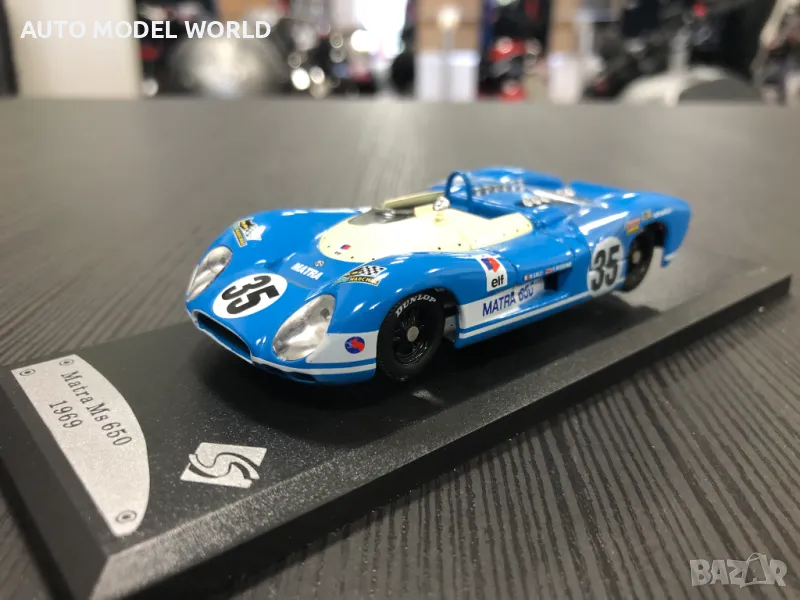 Колекционерски модел метална количка MATRA MS 660 Le Mans 1969 1:43НОВ, снимка 1