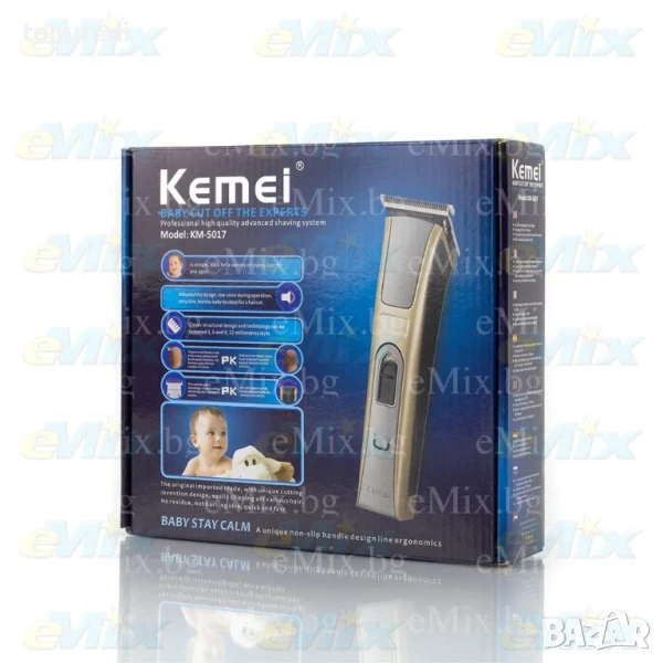 Машинка за подстригване Kemei KM-5017, снимка 1