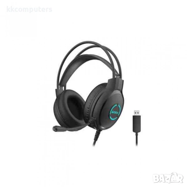 A4TECH Fstyler FH300U, LED Backlit, Черни, снимка 1