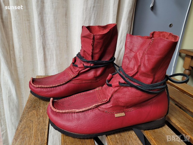 KERO естествена кожа боти от далечна Лапландия от дъбова еленски кожа!( 195€ в интернет), снимка 1