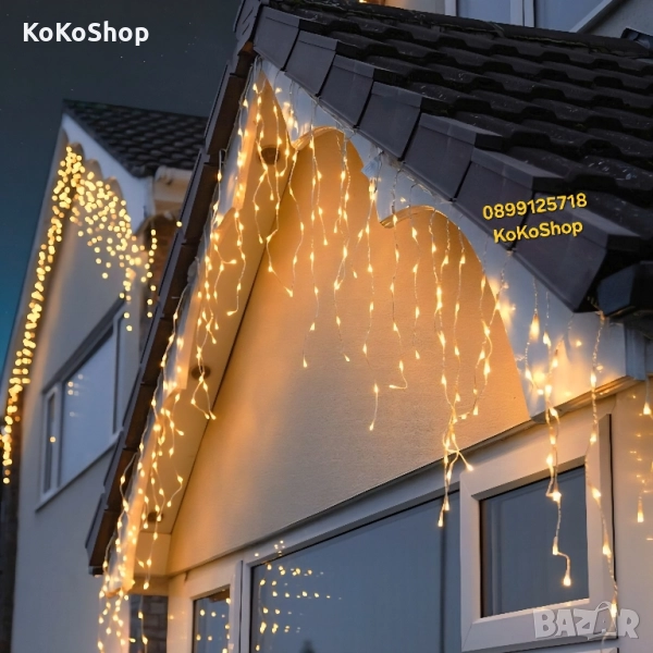 Лампички за коледна украса-3 метра,топло бяло/LED лампички за украса, снимка 1