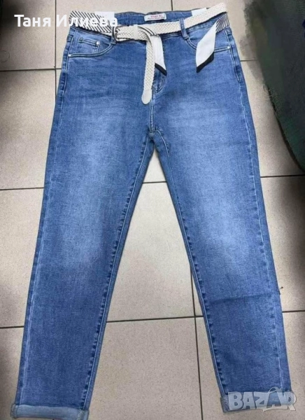 Дамски дънки големи размери, снимка 1