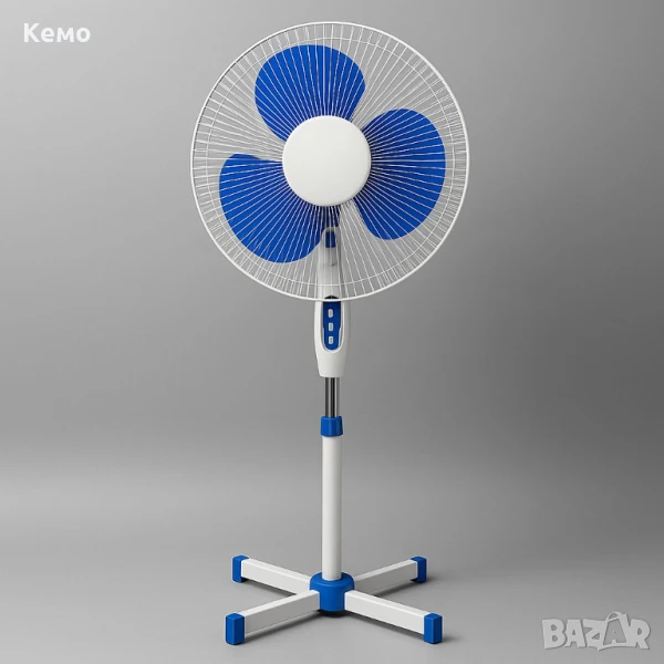 Вентилатор на стойка безшумен и икономичен, снимка 1