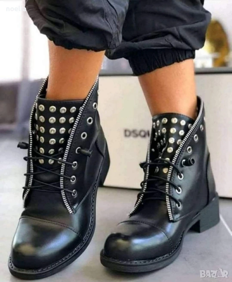 разпродажба - дамски боти , снимка 1