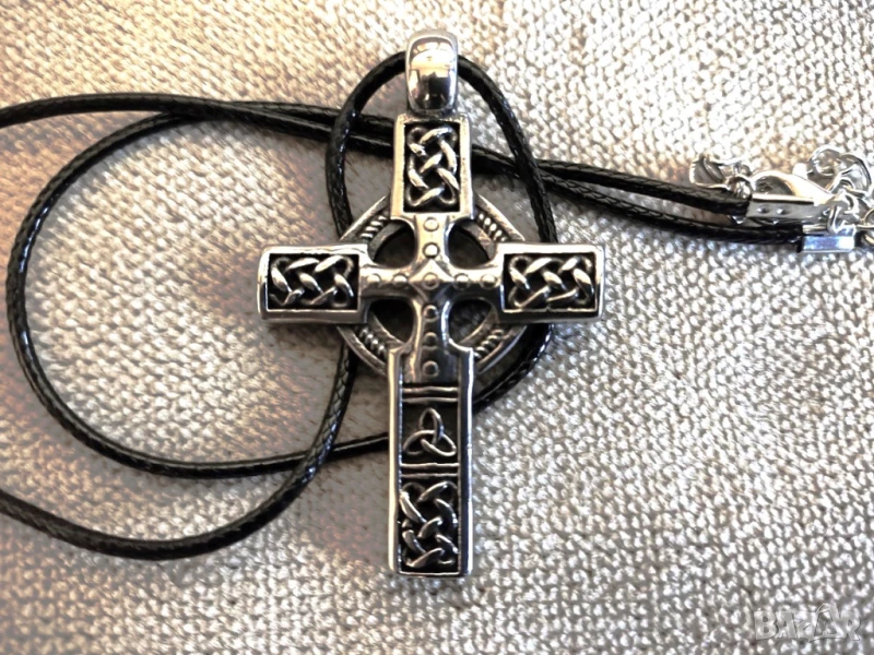 Келтски кръст, медицинска стомана 316 L, снимка 1