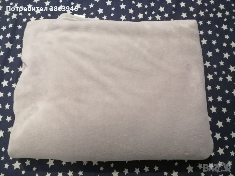 Одеяло полар сиво, снимка 1